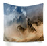 Toile Loup Pleine Lune